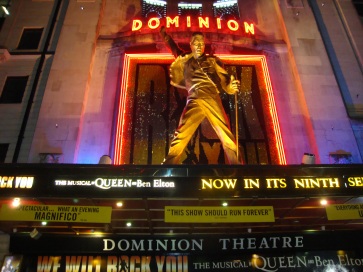 (The spot where the brewery used to stand is now home to the Dominion Theatre)